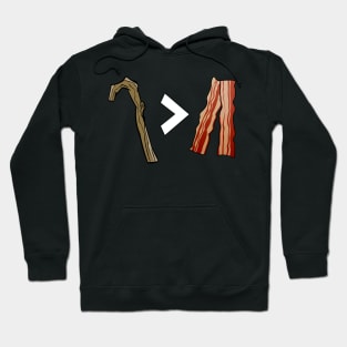 My Stick is Better than Bacon - equation Hoodie